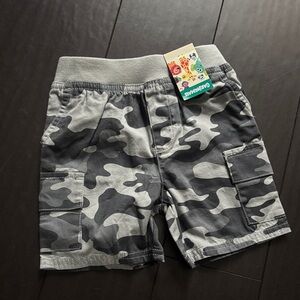Garanimals Black and Gray Camouflage Kids Shorts
